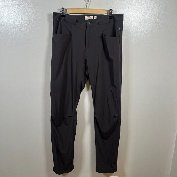 Fjällräven Pants - Fjallraven High Coast Lite Trousers Womens Size 34 Outdoor Hiking Travel Gray